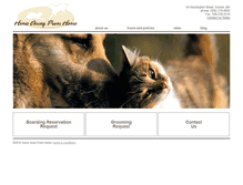 Tablet Screenshot of homeawayfromhomepets.com